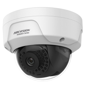 Cámara de vigilancia IP Domo Hikvision en blanco