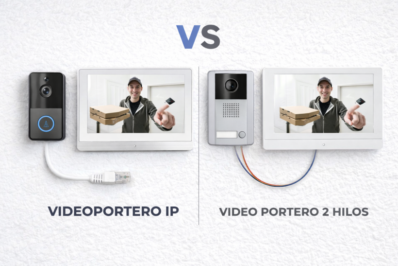 Videoportero IP vs 2 hilos: cuál elegir según tu instalación