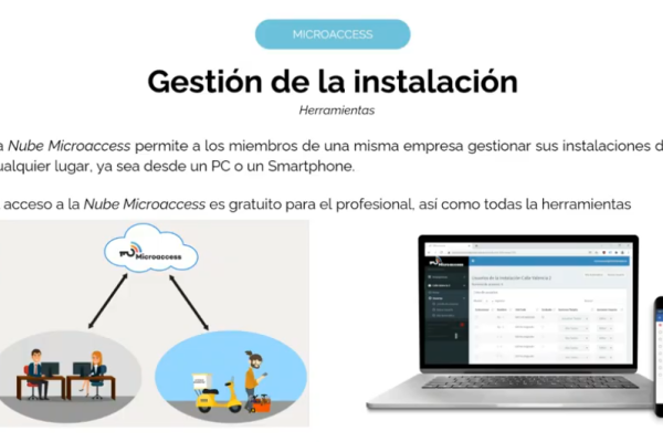 Gestión de la instalación de controles de acceso Microaccess